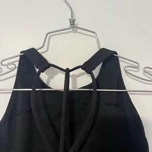 Lululemon High Neck Black Sports Bra sz 6